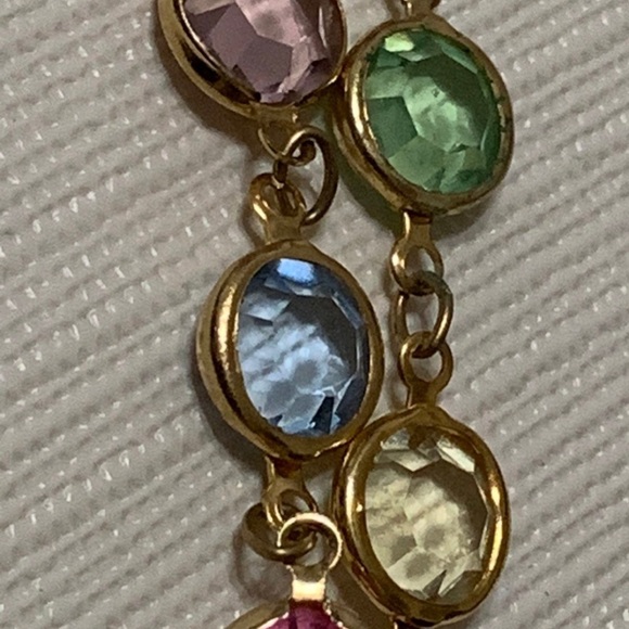 Austrian USA Crystal (stamped)🌹👍❤️necklace 🤗🌹. - Picture 3 of 6